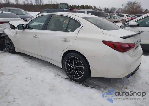 2022 Infiniti Q50 Luxe Awd from USA, damaged, VIN JN1EV7BRXNM341372